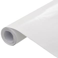 vidaXL bilfolie 100x150 cm 4D hvid
