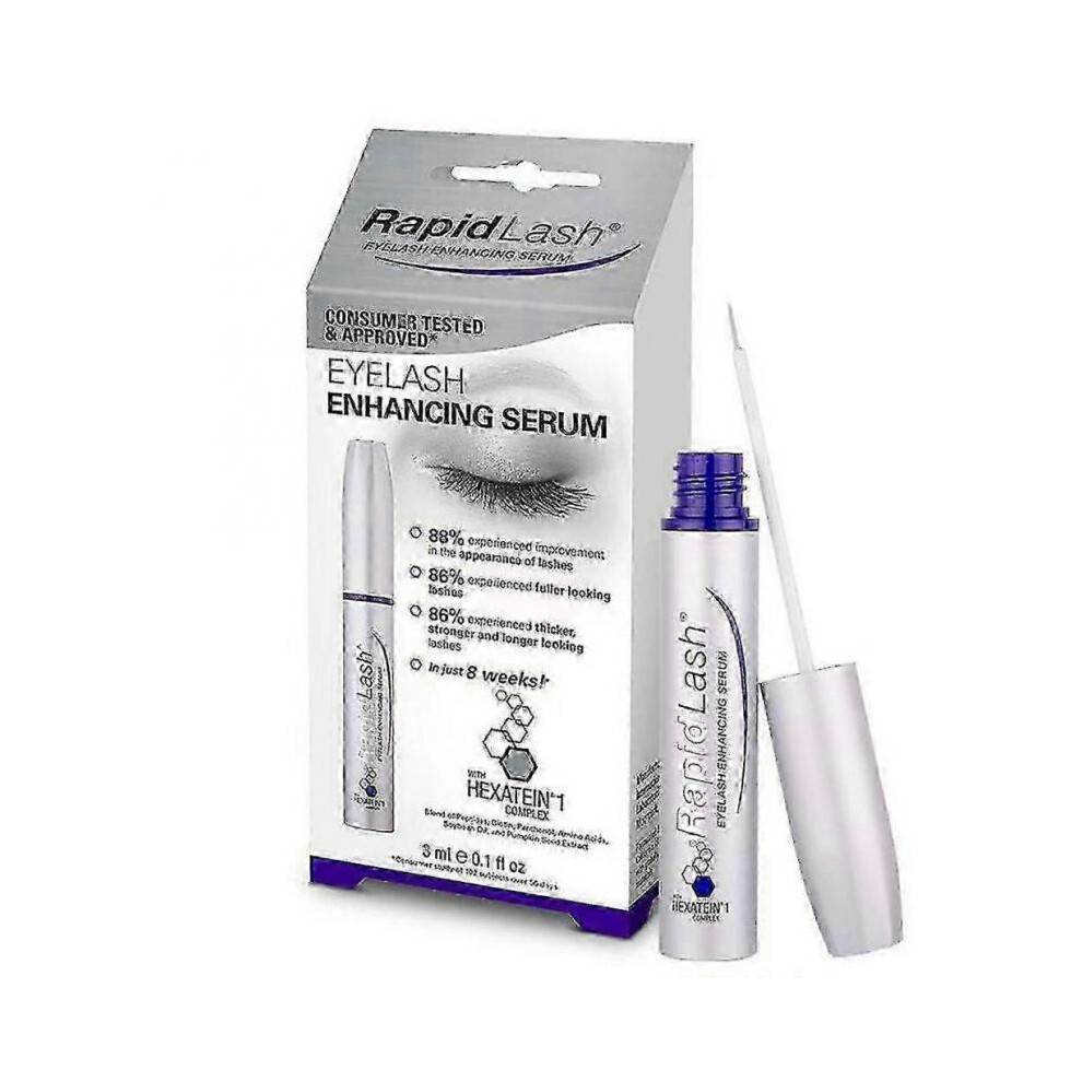 (White) (White) RapidLash Eyelash Enhancing Serum & RapidBrow Eyebrow Conditioner 12ml Set for Fuller Lashes and Brows.