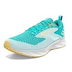 Brooks Levitate 6 Sneaker för kvinnor, Aruba blå gul, 35.5 EU