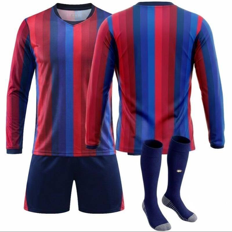 2627 Rodri New Jersey – FC Barcelona Hemma Långärmad Fotbollströja (Champions League-utgåva) – Nej. 10 Yamal / Messi
