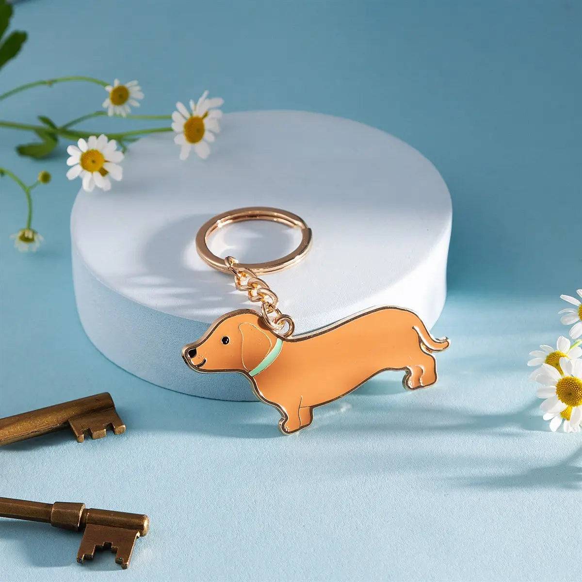 Dachshund keychain