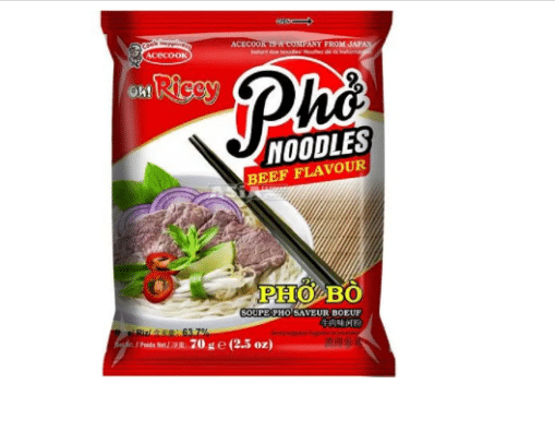Acecook Instant Rice Noodle Beef 70g