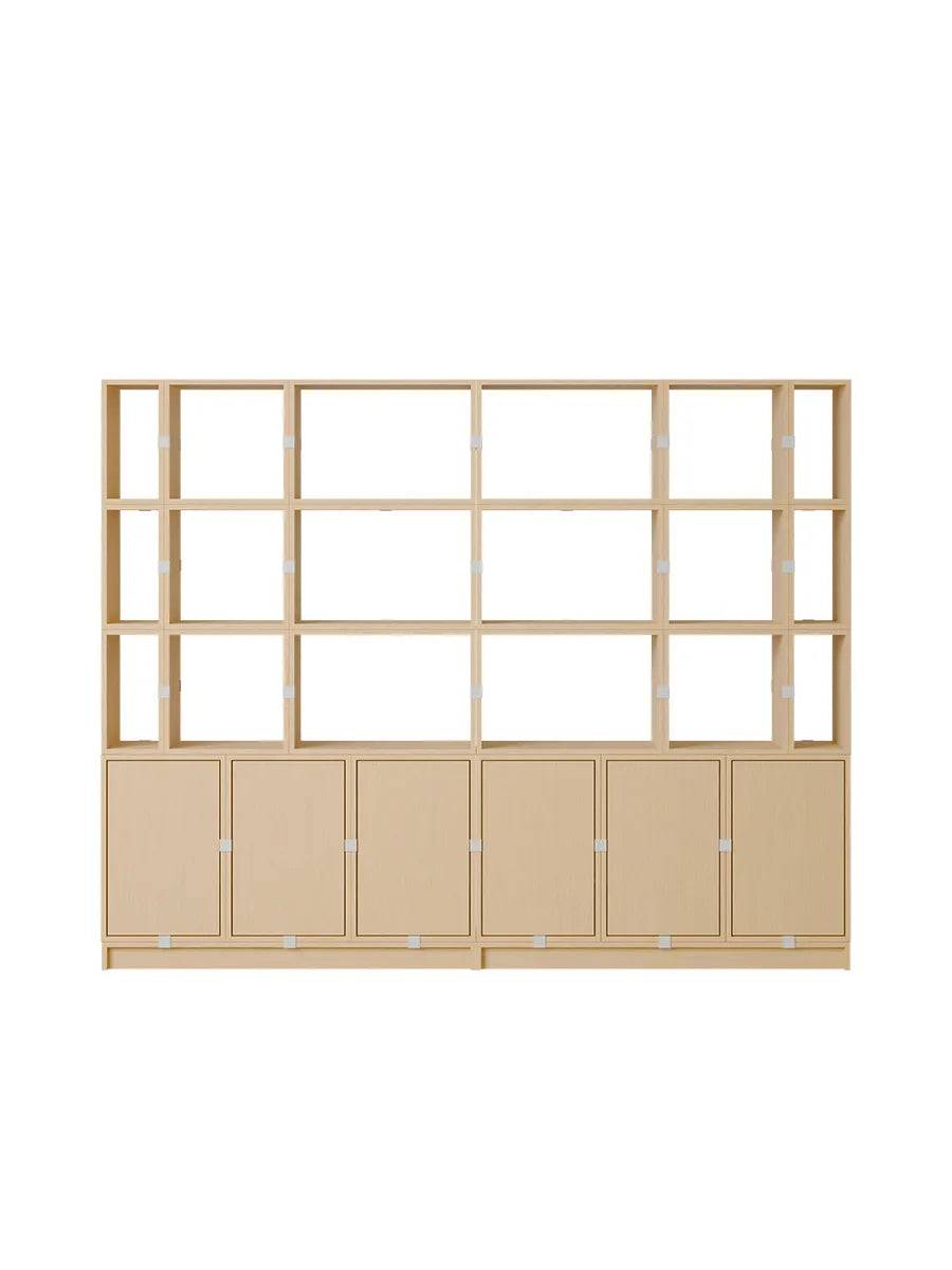 Stacked Storage System, office storage 2 fra Muuto Oak - Jacobsen Plus