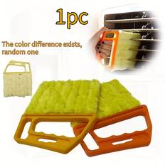 TEMU Deluxe Pe Microfiber Washable Window Cleaning Brushes - Effective Remover, Blind Cleaner, And Duster With Absorbency And Design For Streak-free Shine