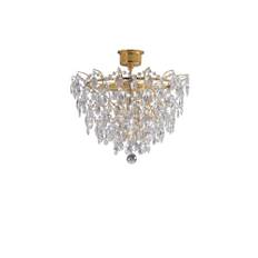 Rosendal Kristallplafond Guld 48 cm