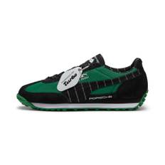 Puma Porsche Legacy Easy Rider Pinstripe Sneakers, Green, Size 39, Shoes - Black - 39