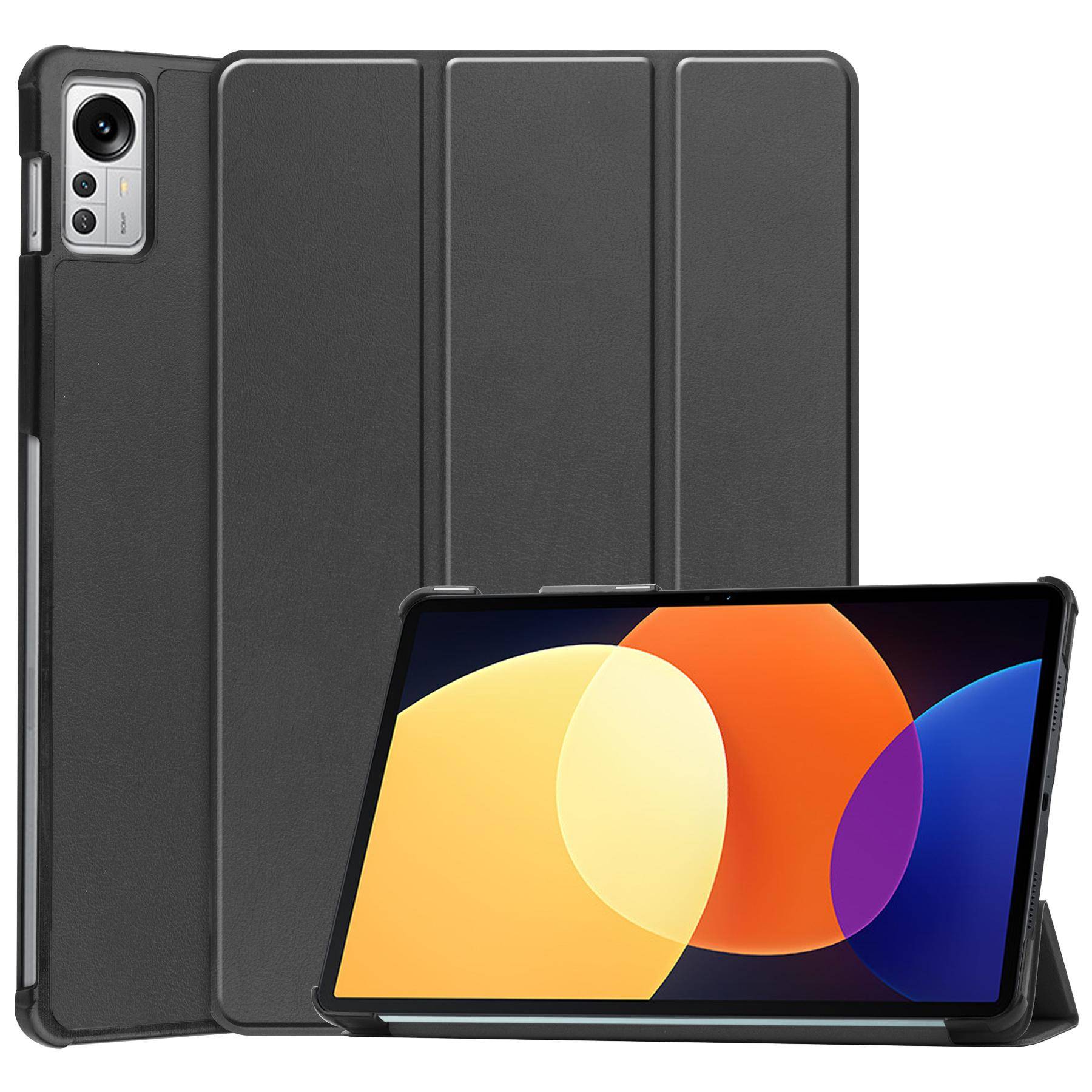 Tablettläderfodral för Redmi Pad SE Xiaomi Pad 5pro 12.4 10.61 2022 6Pro 2023 Silikon Mjukt Stativ Stötsäkert skydd