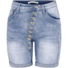 PLACE DU JOUR Dame Shorts Knapper - Denim