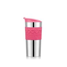 Bodum Rejsekrus - 0,35 liter - Rustfrit stål - Bubblegum pink