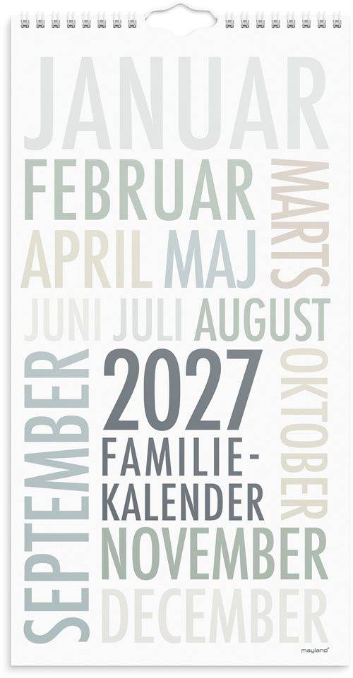 Mayland Familiekalender TrendArt 2027 nr. 27066190.