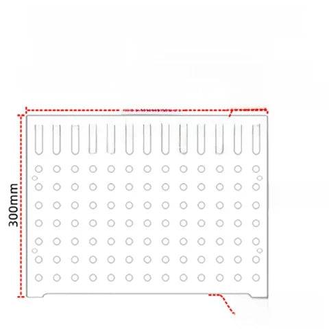 Acrylic Fish Tank Divider & Partition Board - 40*30cm/default type a [suction cup clip included] 3mm thick board