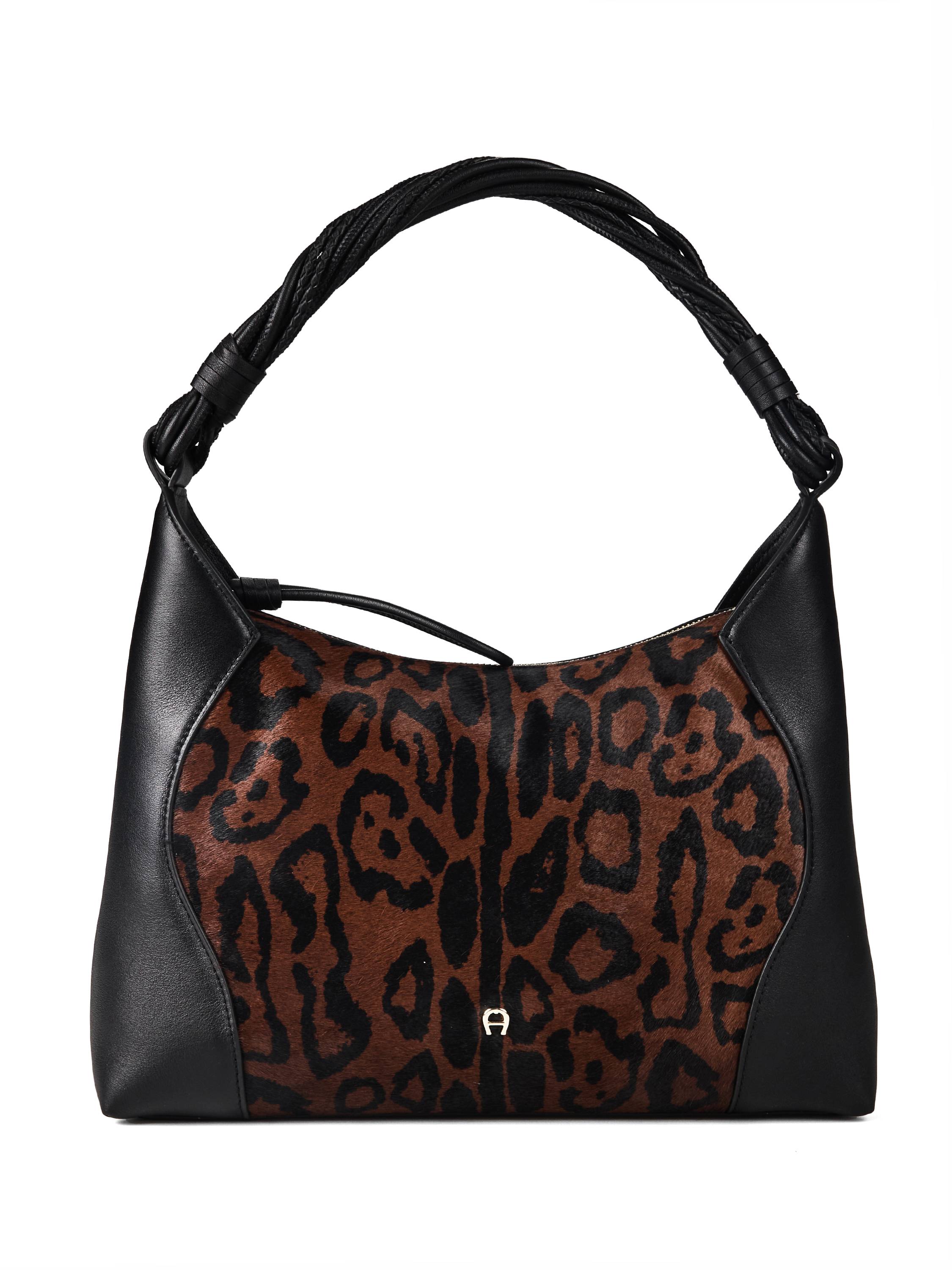 AIGNER Giara Skuldertaske Læder 33 cm  Brun