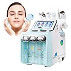 Professionell diamant microdermabrasion maskin 6 i 1 multifunktion hudrengöring Hydro Dermabrasion Hydra ansiktsmassage maskin porrengörare liten bubbla skönhetsmaskin