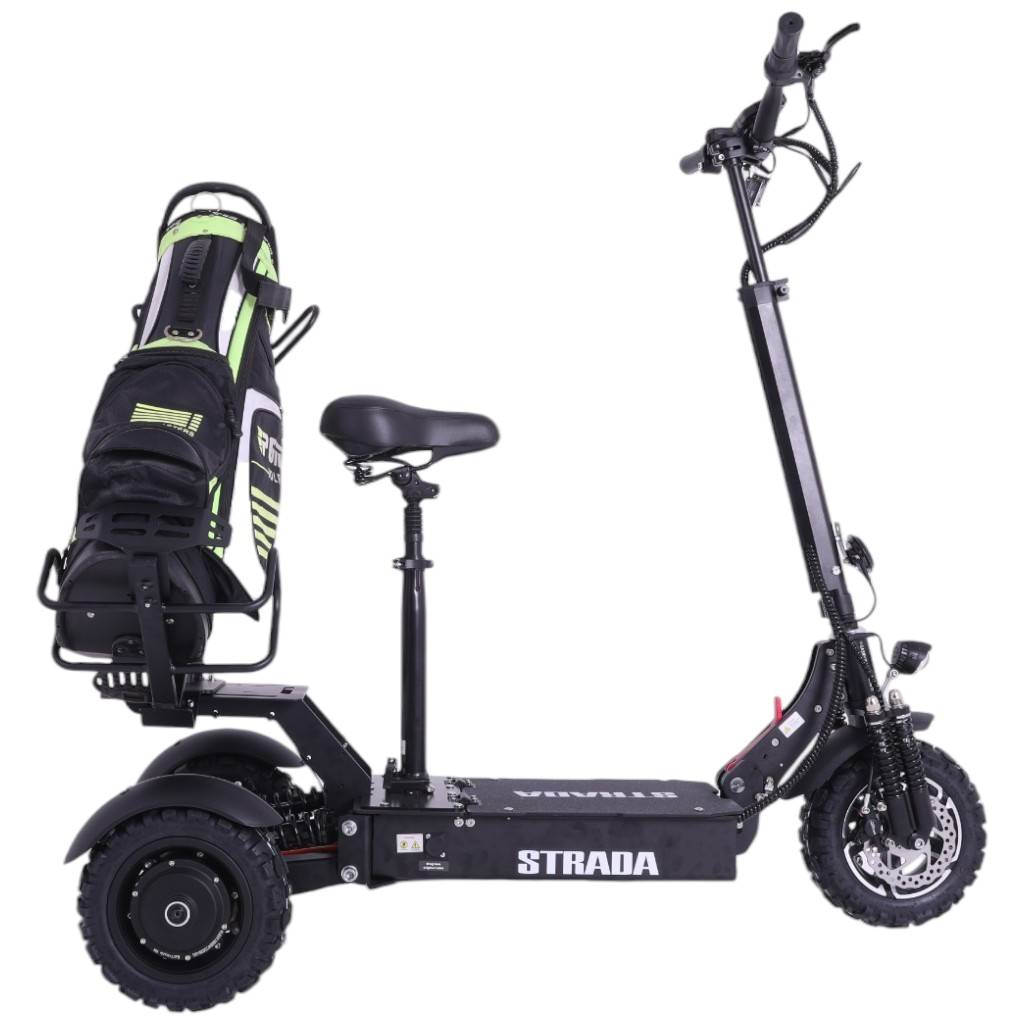 Scooter elektrisk 3 hjulet - Foldbar golf scooter - 2000W dual hub motor.