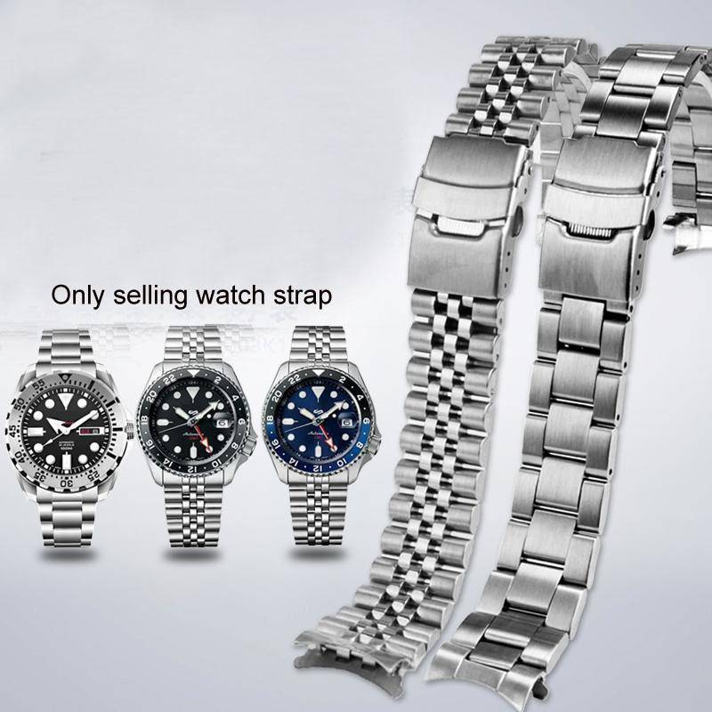 Armband För SEIKO 5 SRPD63K1 SKX007 009 175 173 Massivt Rostfritt Stål Klockkedja Klocktillbehör Klocka Klockarmband Kedja
