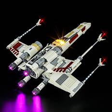 BRIKSMAX LED-belysningskit för LEGO-75355 X-Wing Starfighter – kompatibel med Lego Star Wars byggstenar modell – inkluderar inte Lego-set
