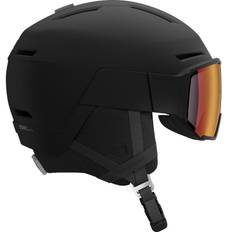 Salomon Osmo Pro Sigma Photo skihjelm med visir / Sort  - 59-62 cm.