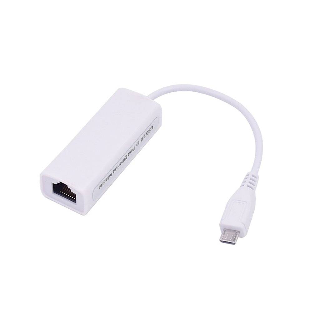 Micro usb ethernet nätverkskort adapter micro usb till ethernet rj45 för windows 7/8/10 android tablet ic ethernet lan