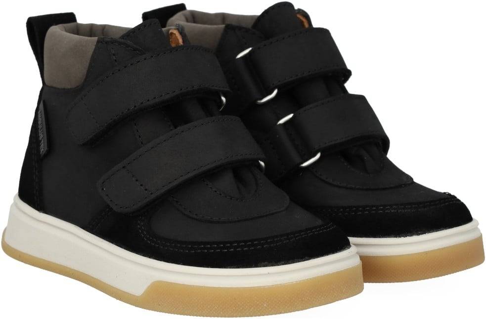 ANGULUS Hightop Tex-sneaker i Læder Stl. 24 - Stövlar Från Magasin - 1163/1652/1762 Black/black/asp (24)