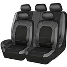 uULiit Bilsätesöverdrag set med 5 säten för VW ID.6 ID.5 ID.4 ID.3 ID3 ID4 ID5 ID6, heltäckande andningsbart sätesskydd justerbart sätesskydd framsäte överdrag säteskudde, A