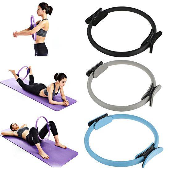 Kvinnor Pilatesring med halkfria handtag Benformning Insida lår Bäcken grön