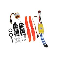 KEESIN RC 2200KV Brushless Motor, 2212-6+ med 30A borstlös ESC-set, 6035 propellertillbehörssats för RC plan Quadcopter helikopter