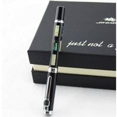 Jinhao 8802 skal skal metall reservoarpenna böjd spets, fud penna fin till bred storlek kalligrafi bläck penna för att skriva, ritning kontor - 1.0mm