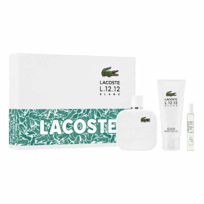 Lacoste L 12 12 White Eau de Toilette 100ml Set 3 pezzi — Eau de Toilette