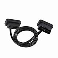 Bil Auto 16-stift Hane Hona OBD2 Förlängningskabel Diagnostisk Adapter för Bil Diagnostiskt Avstånd Längre (100 cm)