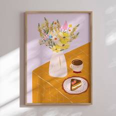 Plakat - Coffee & Cake - Studio Fresh Plakat -  Str:40 x 50 Cm - Incado