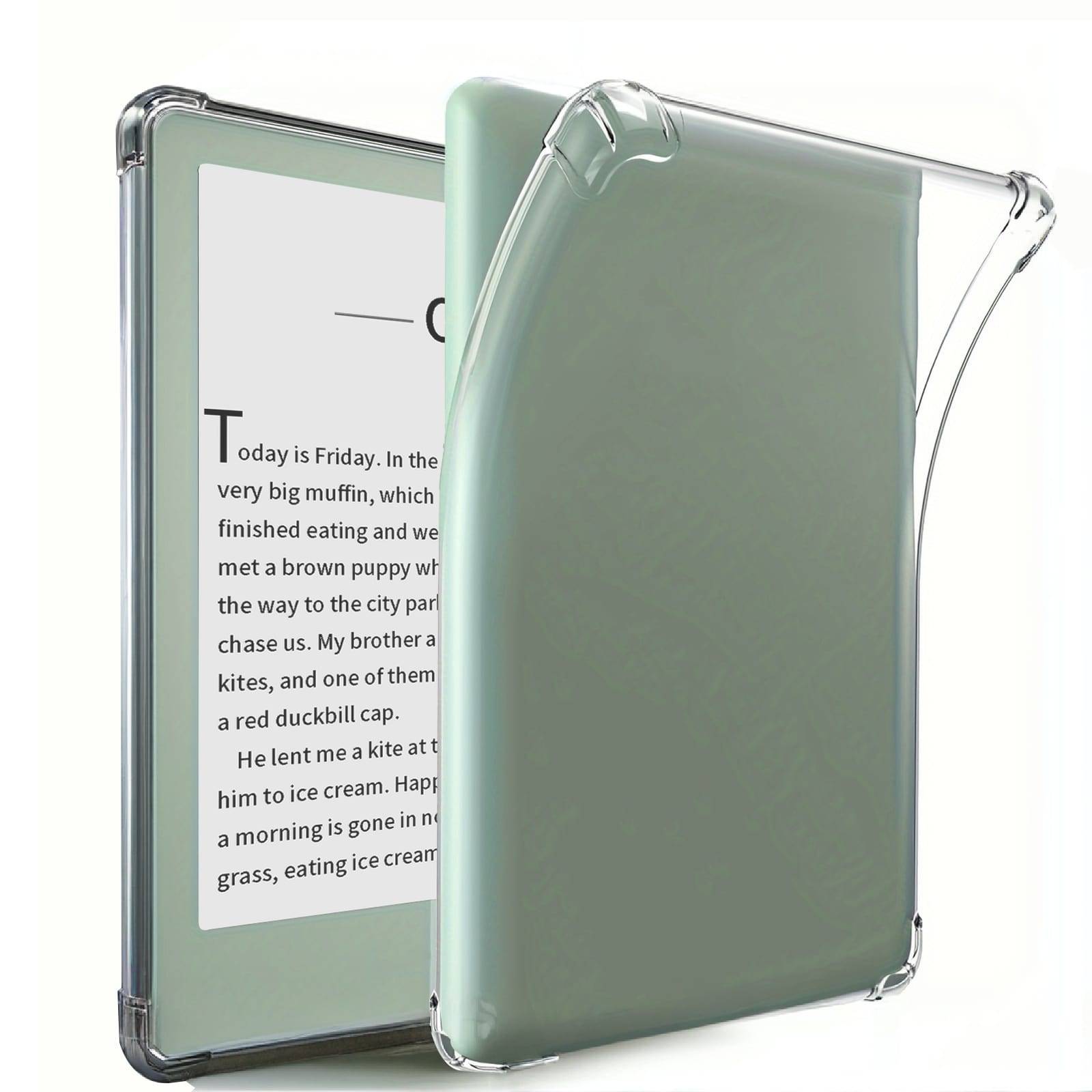 Enfärgat stötsäkert grundläggande skyddsfodral för surfplatta, transparent skyddsfodral lämpligt för Kindle (11:e gen-2024)(6 tum)/ 7 tum Kindle Paper - Genomskinlig (Multi-size)