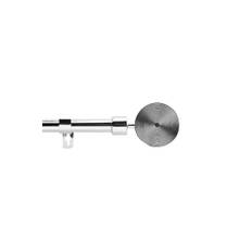 Gardinstang, Justerbar 120-210 cm Rollis, Chrome