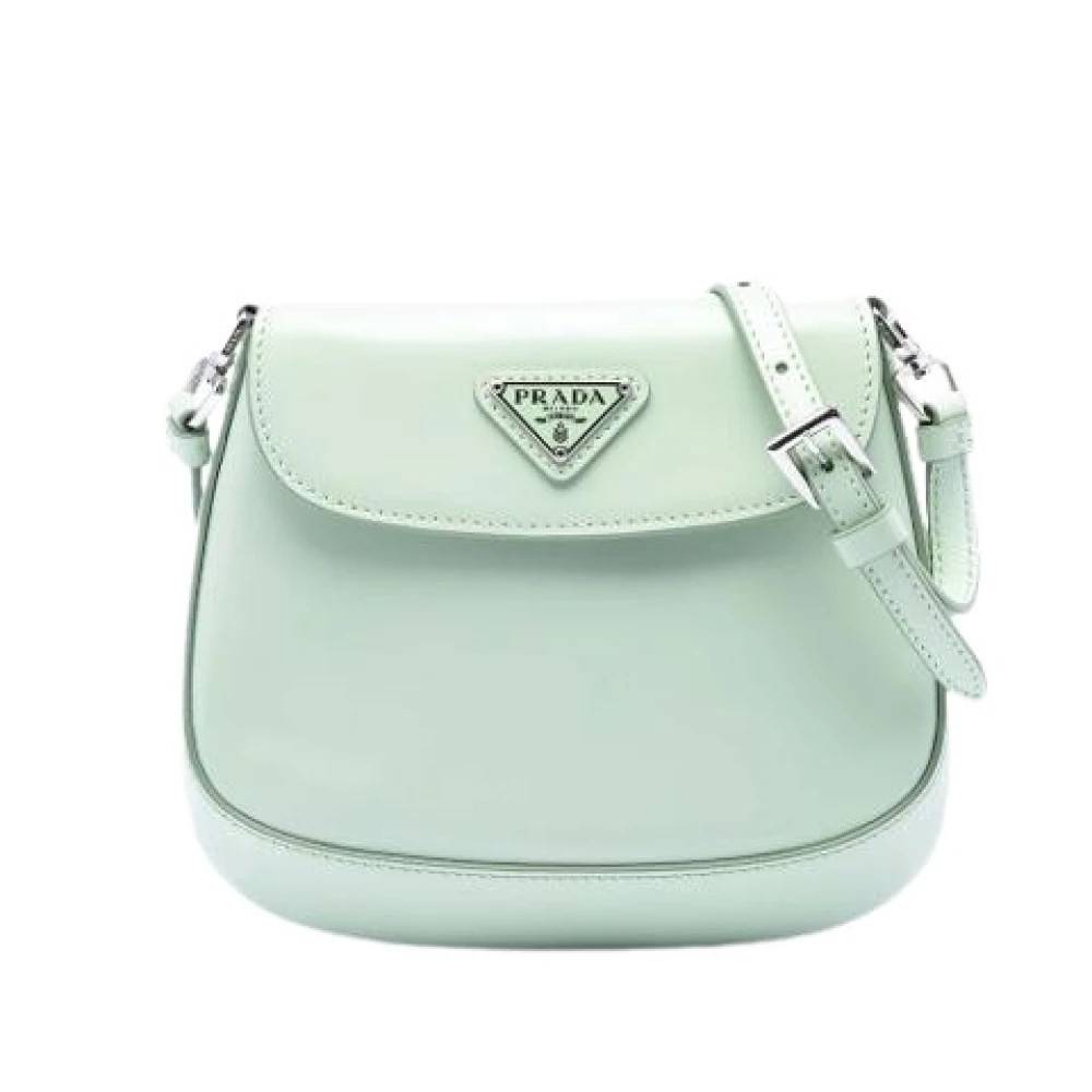Prada Vintage Pre-owned Vintage Crossbody Taske - Vintage - Dame - Grøn - ONE SIZE - Uld