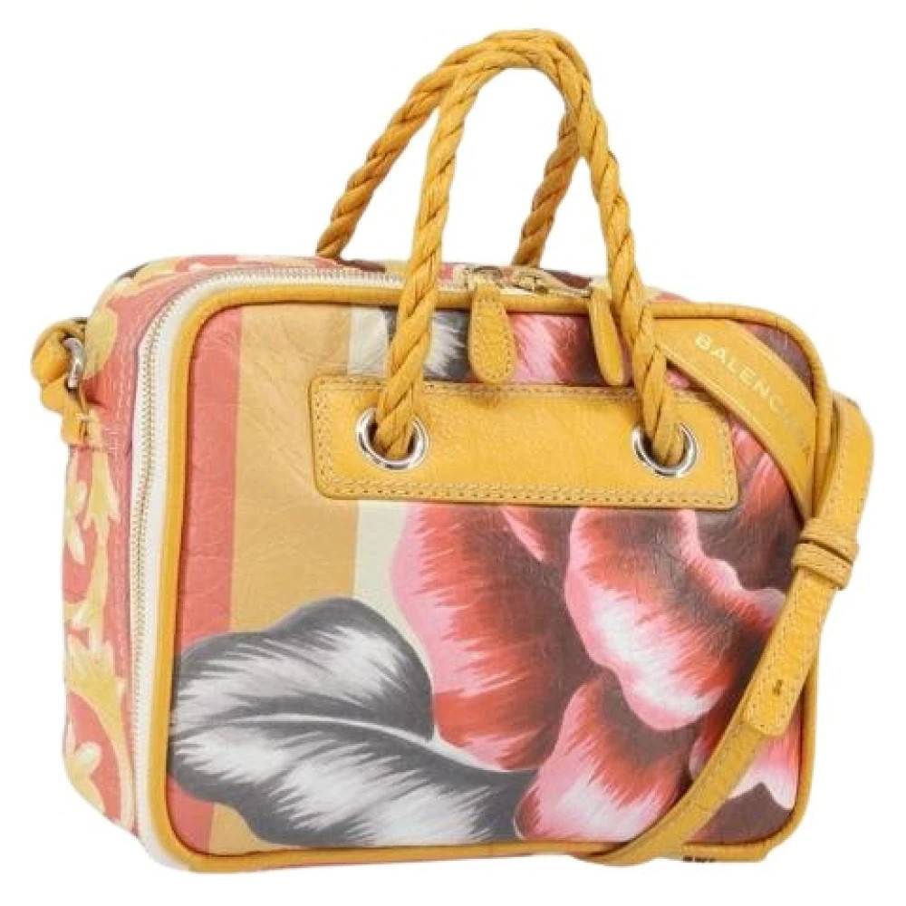 Balenciaga Vintage Pre-owned Canvas Håndtaske - Vintage - Dame - Flerfarvet - ONE SIZE - Tyl