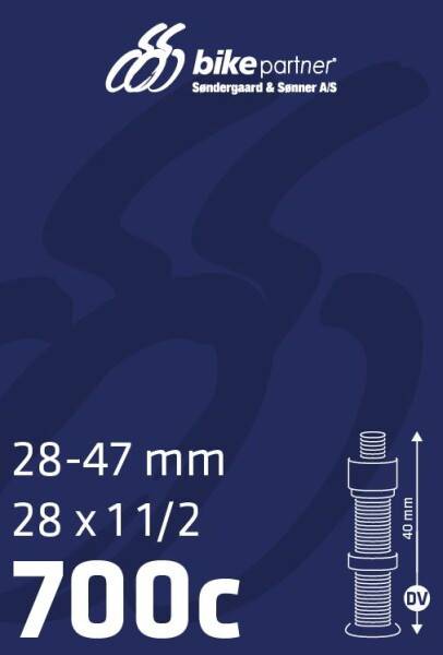 *CF* Slange 700x32-47C DV40 28/47-622/-635 27x1 1/4 28x1 1/2 BikePartner