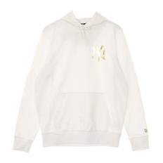 New Era, Sweatshirts & Hoodies, Herr, 2Xl, Bomull, MLB Metallic Hoodie Vit - white (2XL)