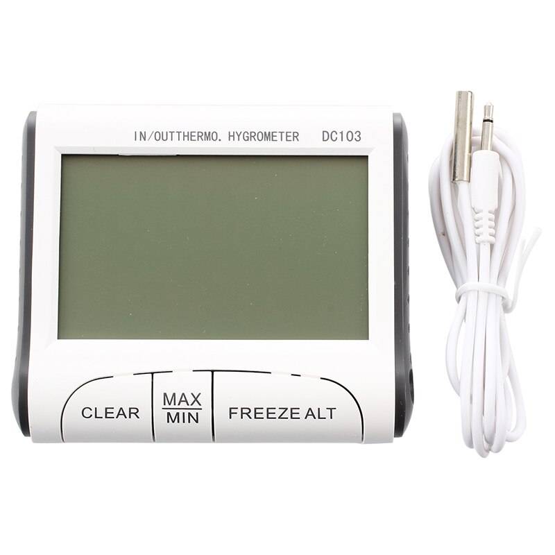 Dc103 digitala lcd bärbara inomhus termometer hygrometer