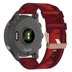 För Garmin Forerunner 255 / Venu 2 / Samsung Galaxy Watch3 45 mm klockarmband med spänne Nylon klockband Universal 22 mm Quick Release klockband