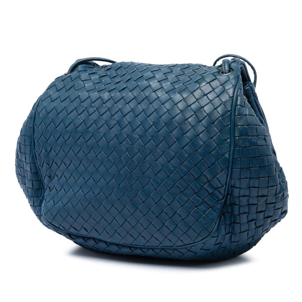 Bottega Veneta Vintage Crossbody Bag Stl.  - Blue (L 24cm x W 26cm x D 10cm)