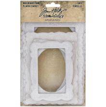 Tim Holtz Idea-Ology Baseboard Frames 6/Pkg - Lace