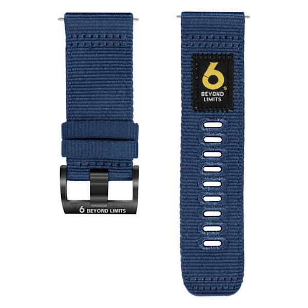 Nylon Ersättningsarmband Kompatibelt med Huawei Watch GT6/GT4/GT5 Pro/GT3/GT2 - Andningsbart Vävt Band Blue