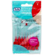 TePe Red Interdental Brushes, 0.5mm, 8-Pack – Advanced Plaque Removal for Optimal Dental Care