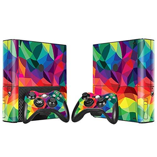 SKINOWN Xbox 360-skalklistermärke vinyldekal för Xbox 360 E-konsol och fjärrkontroller