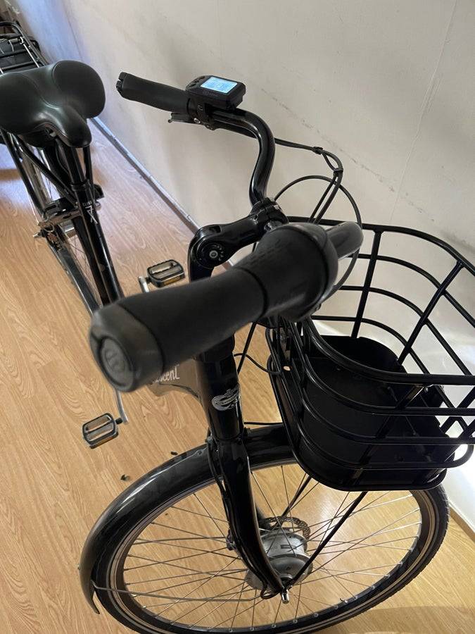 Crescent Elina Elcykel med Korg och Pakethållare