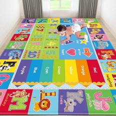 1 st barnmatta, lekmatta ABC pedagogisk matta, mjuk halkfri barnmatta för pojkar och flickor - Grön (100*150,150*200,80*120,200*280)