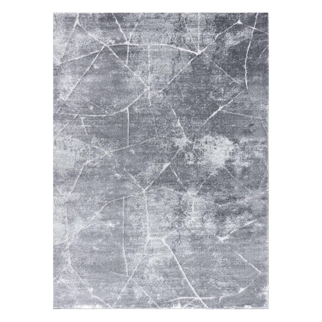 Gulvtæppe Hakano Trex Marble 2 - grå/hvid 120 x 170 cm