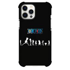 One Piece Straw Hat Pirates Phone Case For iPhone Samsung Galaxy Pixel OnePlus Vivo Xiaomi Asus Sony Motorola Nokia - Straw Hat Pirates Black And White Silhouette