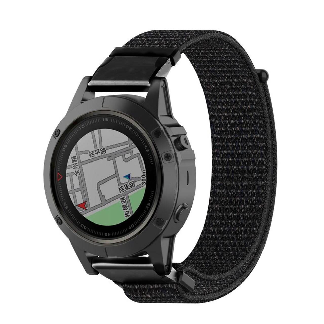 Nylonarmband Garmin Tactix 8 51mm Svart