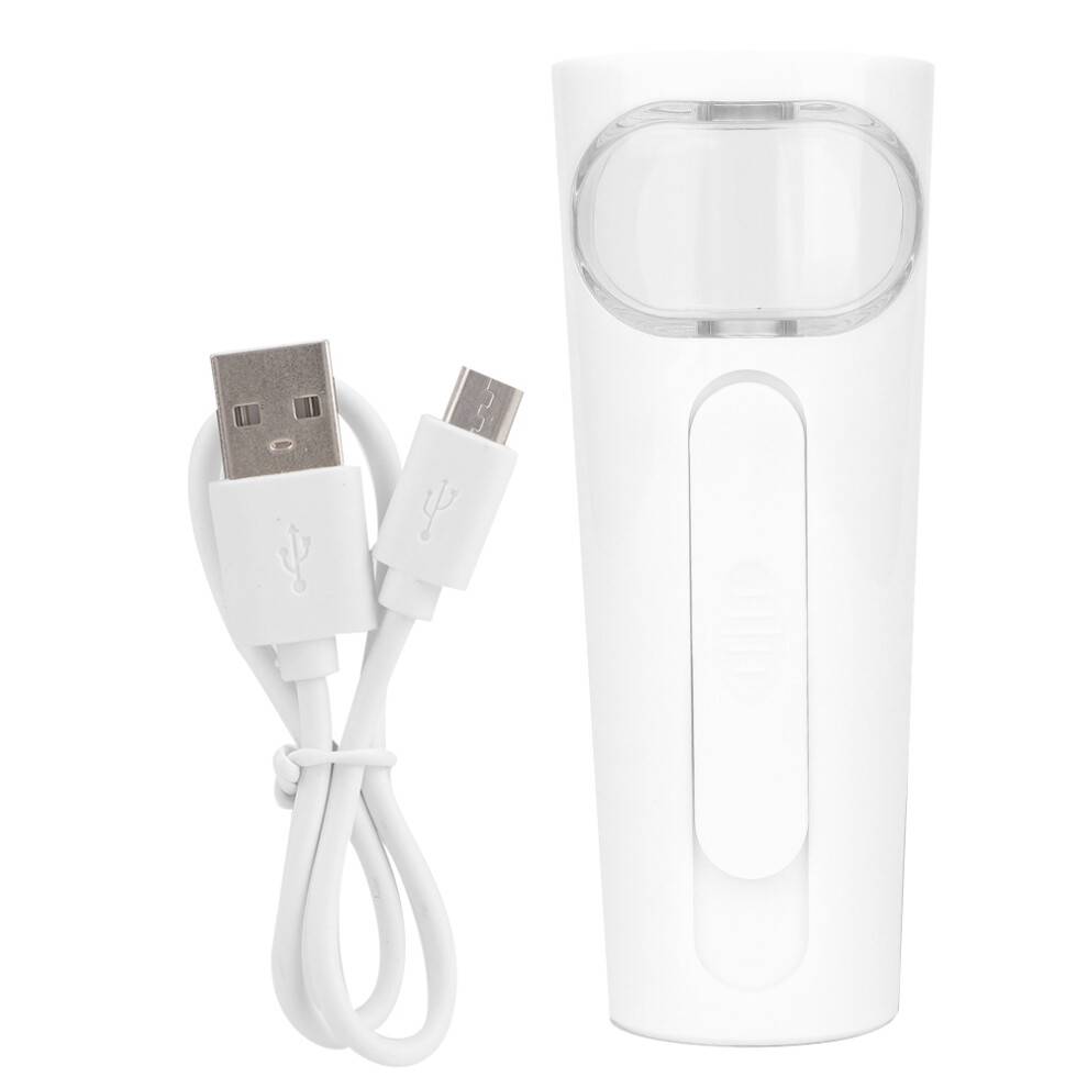 Kølig fugtighedsspray til ansigtet med nanoteknologi, USB-genopladelig ansigtsdamper, bærbar fugtighedsenhed til daglig hudplejerutine,