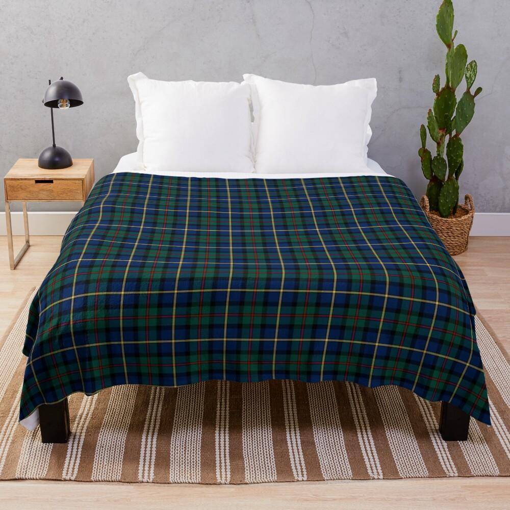 Clan MacLeod of Skye Tartan Pläd white